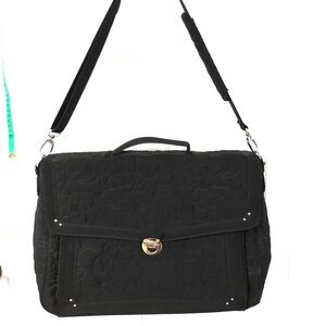 Vera Bradley quilted laptop bag